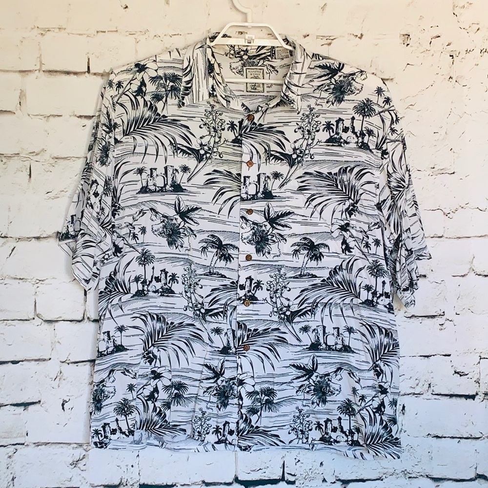 Men’s Roundtree & Yorke Caribbean Shirt Size XL